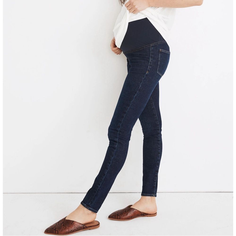 Madewell Over the Belly Maternity Skinny Jeans 25